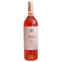 Botella de vino rosado Serie novelas de vinícola Diez González Orgullo y prejuicio